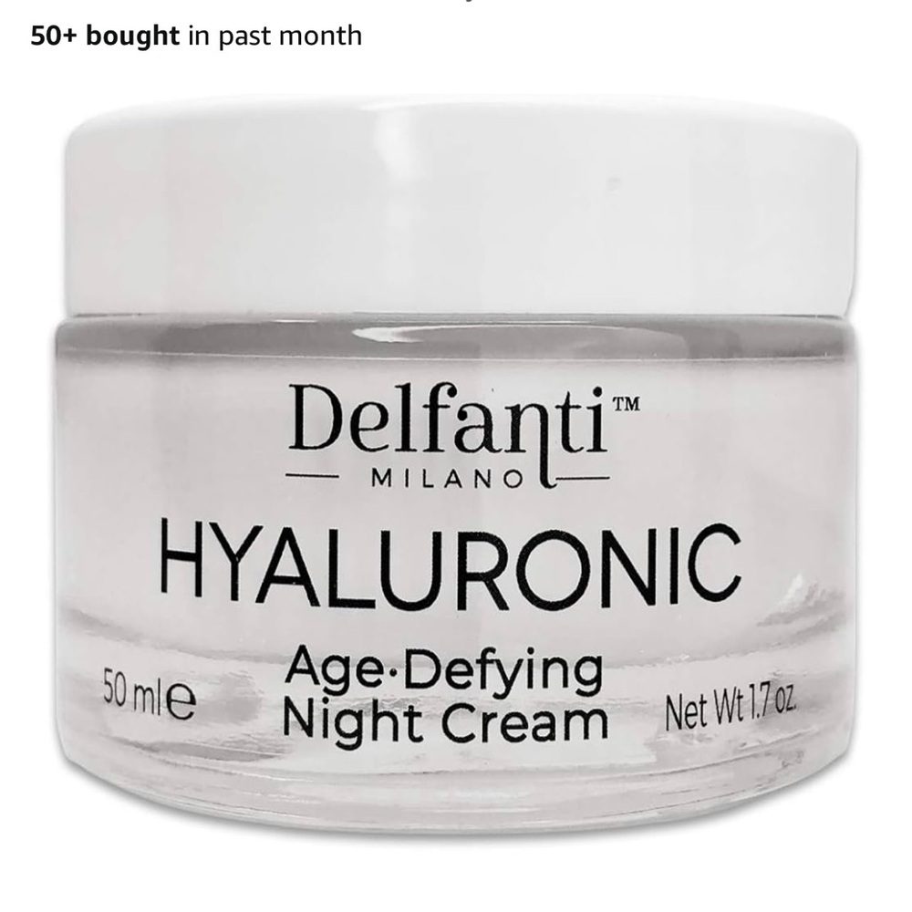 Hyaluronic Acid Night Cream - White - Picture 3 of 5
